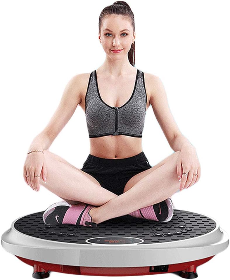 NXLWXN Dual Motor 3D Power Vibration Plate | Oscillation, Vibration + 3D Motion | Huge Anti-Slip Surface | Bluetooth Speakers | Lose Fat & Tone Up at Home