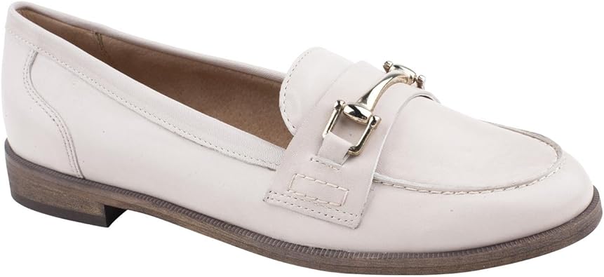 Jones Bootmaker Ladies Gumball White Loafers Size 9: Amazon.co.uk ...