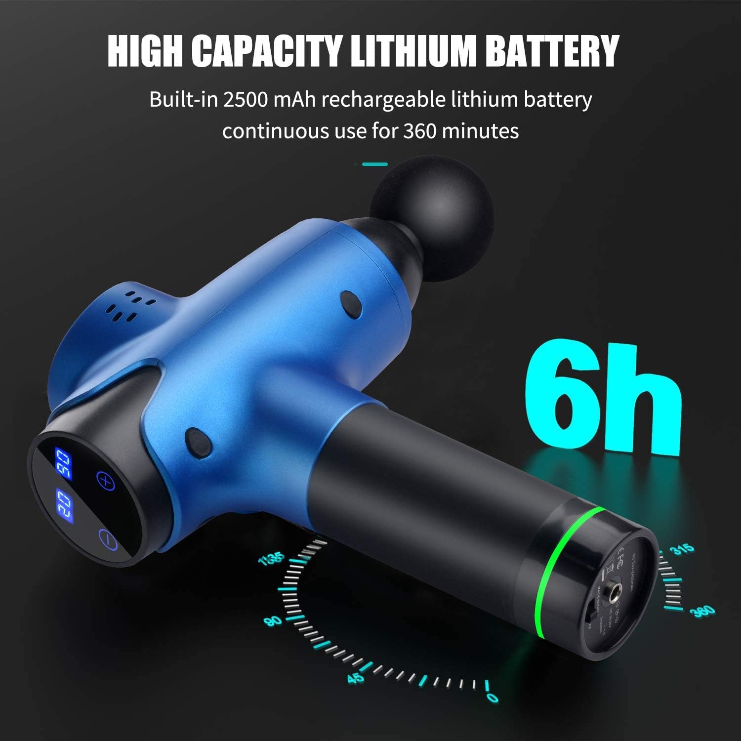 Massage Gun Deep Tissue Percussion Muscle Massager for Pain Relief, Handheld Electric Body Massager Sports Drill Portable Super Quiet Brushless Motor,20Speeds Percussion Massage P3 Pro: Health & Personal Care