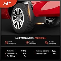 A-Premium Set of 4PCS Mud Flaps Splash Guards