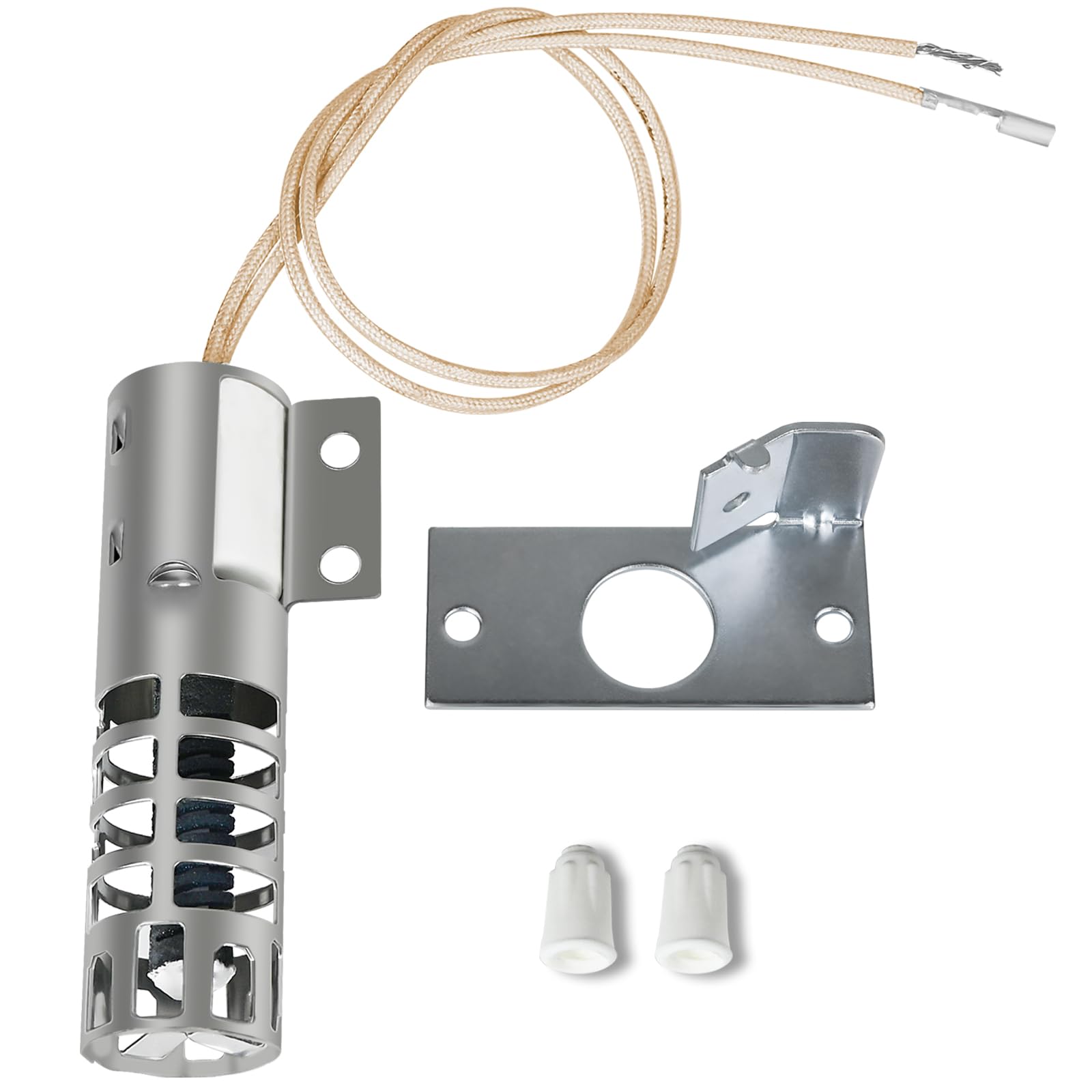 Photo 1 of ***(MISSING METAL PLATE)***WB2x9154 Ge Range Oven Igniter Replaces 4342528,WB13K10027, WB13K3,WB13K04, WB13K0003,GR403 for Gas Oven And Grill Igniter,Replaces GE XL44 Oven Igniter,1 Year Warranty