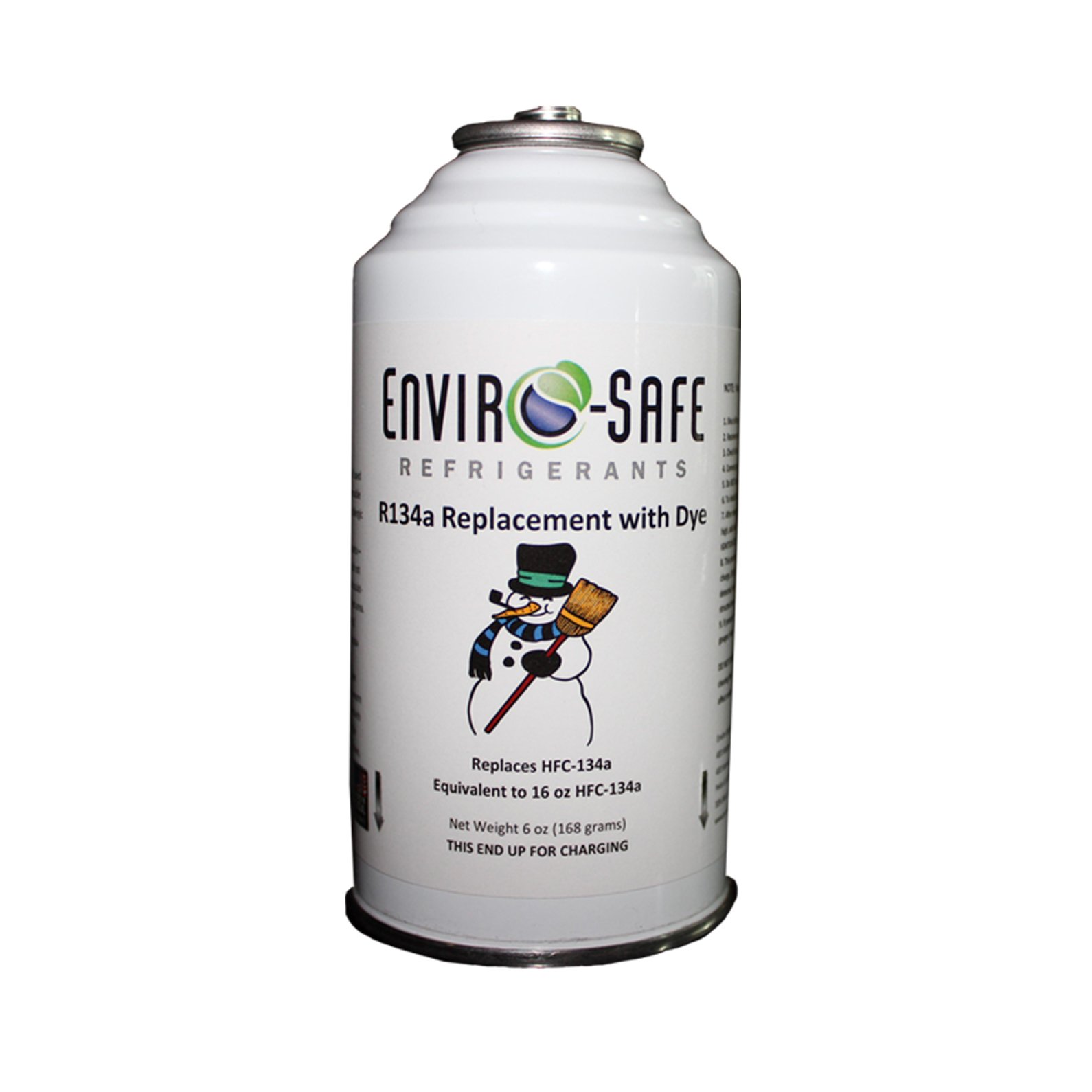 EnviroSafe R134a Replacement AC Refrigerant and Dye Case of 12 cans