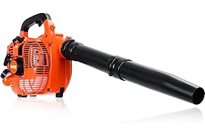 Getell Handheld Gas Leaf Blower - Powerful 26cc 2-Cycle Engine, 380 CFM Air Volume, 180 MPH Speed, Lightweight & Easy Start, Durable & Versatile for All Yard Tasks (26CC Leaf Blower)