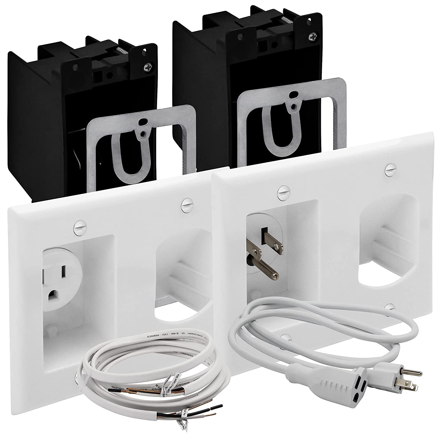 TOPGREENER in Wall Cable Management System,Recessed