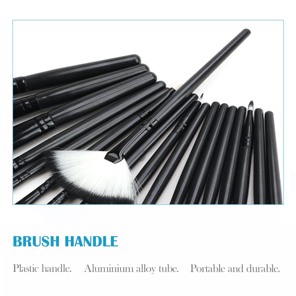 Makeup Brush Set, SUAYLLA 18 Pieces Professional Kabuki Brushes For Eyeshadow Foundation Blush Powder Liquid Cream Blending