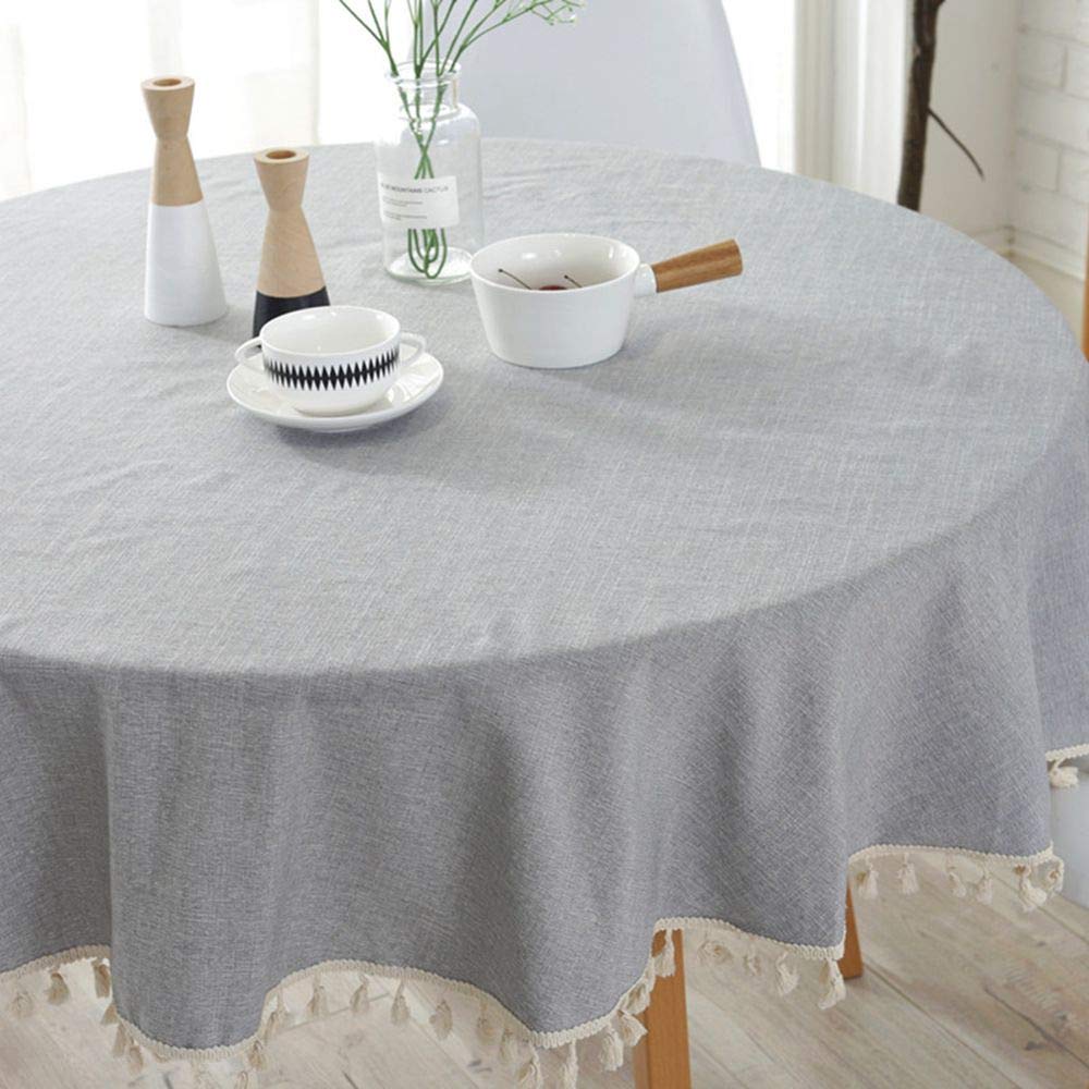 Best side table tablecloth round