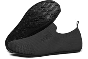 ZhaaDee Womens Mens Slippers with Rubber Sole Ultra-Lightweight House Slipper Socks Around House Shoes Non Slip Indoor&Outdoor