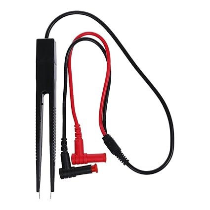 Sodial(R) SMD Chip Test Clip Meter Lead Probe Multimeter Tweezer Capacitor Resistance