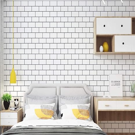 Amazon Co Jp Lyht 壁纸 Pvc粘着グラフィック壁紙 寝室の防水デスクトップワードローブ家具リフォームステッカー 色 E ホーム キッチン