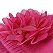 Tou Baby Girl's Winter Flower Hats Diamante Princesses Hats Crochet Caps 1-7t (1-2T, Red)