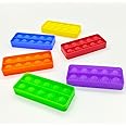 Anemeeoke Ten Frame Pop Board, Fidget Toys for Classroom, Quiet Sensory Toys Bubble Poppers, Pop for Counting Math, Focus Tools for Kids, Montessori Educational Toy Gift for Kindergarten (Set of 6)