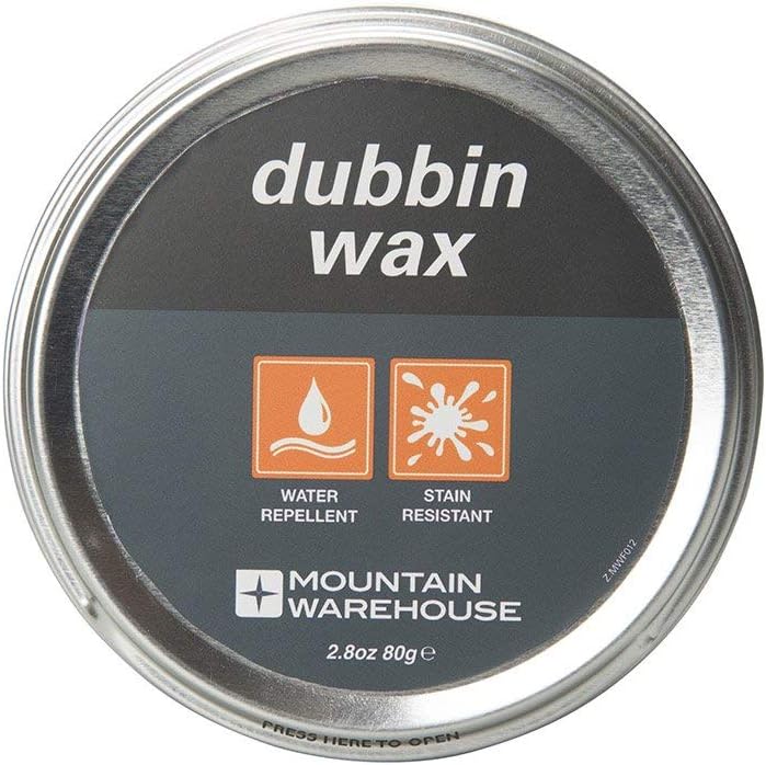 Mountain Warehouse Dubbin Wax for All Leather Boot Shoes Wax One