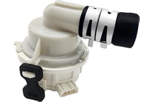 NEXJY ABQ73503002 ABQ73503004 Dishwasher Drain Pump Assembly Compatible with LG Dishwasher, ABQ73503004 ABQ73503002 Drain Hose Pump, Included Case Assembly -10 Year Warranty