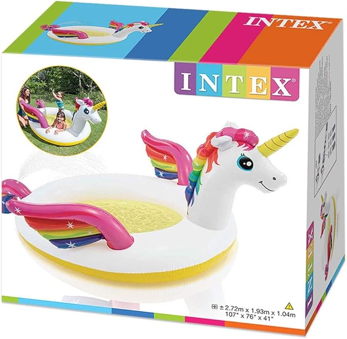 intex unicorn paddling pool