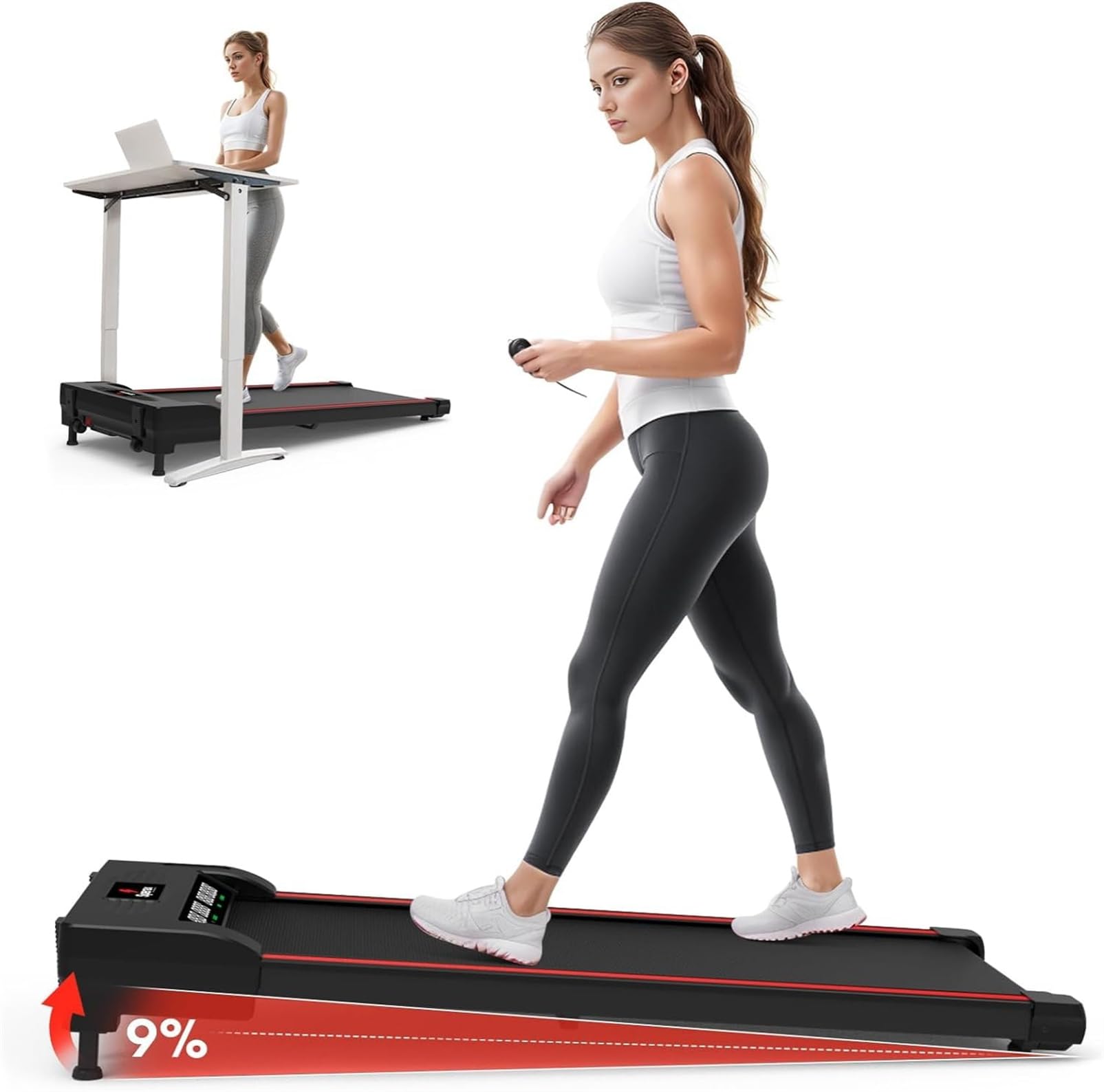 Sperax Walking Pad With Incline Portable Treadmill Automatic Remote Sperax Walking Pad With Incline Portable Treadmill Automatic Remote
