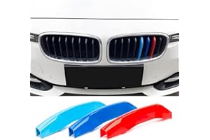 IIKSDII Automotive Grille Inserts for BMW 3 Series 2013-2018 F30 F35 320i 325i 330i 335i (Only Fit11-Beams) NOT Fit 8-Beam Standard Grille or 4 Series,Front Grill Accessories