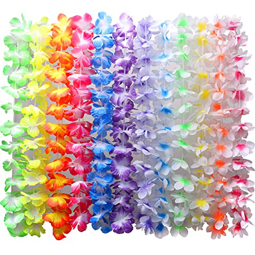 3 Myamy+Hawaiian+Necklace+Headbands+Decorations