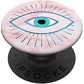 Blue Evil Eye Pink White PopSockets Adhesive PopGrip