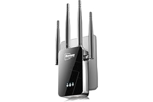 BAETAEY 2024 WiFi Extender Signal Booster - up to 10000 sq.ft Coverage, Wireless Booster - Long Range Internet Repeater, WiFi Booster and Signal Amplifier w/Ethernet Port, 1-Tap Setup