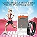 Fitness Tracker Fitness Watch Step Counter Activity Tracker Smart Wristband Pedometer with Heart Rate Monitor GPS Tracker Waterproof Sleep Monitor Step Counter Calorie Counter Smart Bracelet