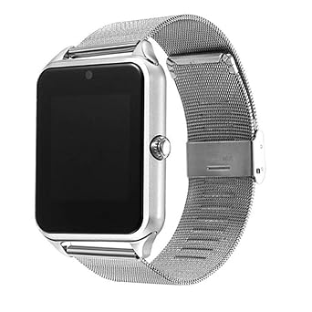 Relojes Reloj Inteligente Correa De Metal iOS Bluetooth Wrist ...
