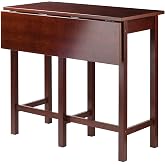 Maykoosh Mediterranean Drop Leaf High Table - Solid Wood, Space Saving Design, Dining Table