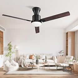 Obabala 52" Outdoor Ceiling Fan, LED Light, Smart