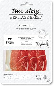 True Story Foods Prosciutto Sliced, 3 Ounce