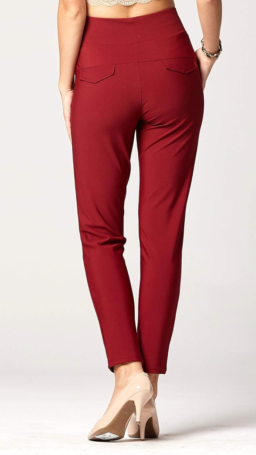 All Day Comfort Ponte Pants Solids and Pinstripes Wear to Work Premium