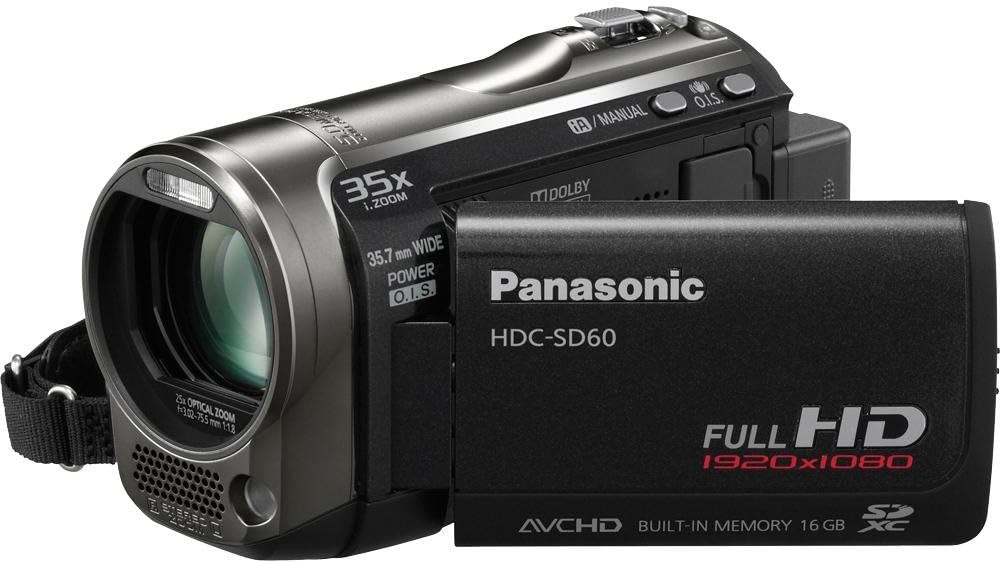 Panasonic HDC-SD60K SD Based Hi-Def Camcorder with 35X Intelligent Zoom (Black) (Discontinued by Manufacturer)