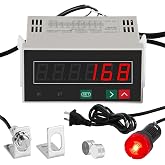 JIAWANSHUN Bidirectional Digital Counter,Proximity Switch Sensor with Alarm | Bi-directional -199999 to 999999 Count,15KHz,Custom Alarm,Industrial Copper Sensor for Punch Press Textile Conveyor, 110V