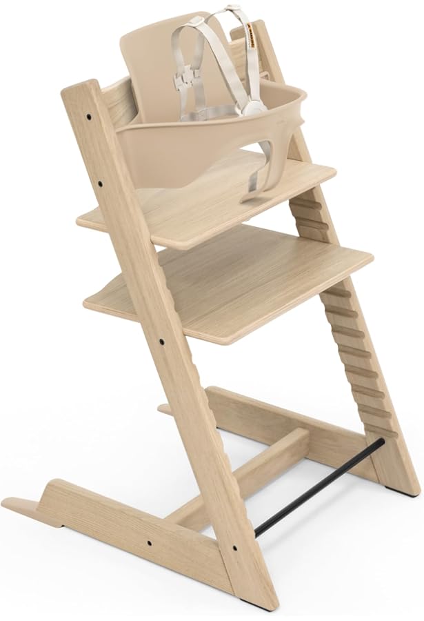 Amazon.com : Stokke Tripp Trapp Oak High Chair 2 (Natural