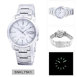 SEIKO Series 5 Automatic White Dial Men's Watch