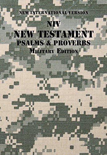 NIV, New Testament with Psalms and Proverbs, Pocket-Sized, Military Edition, Paperback, Digi Camo by Biblica (2015-01-06) Paperback – 1749