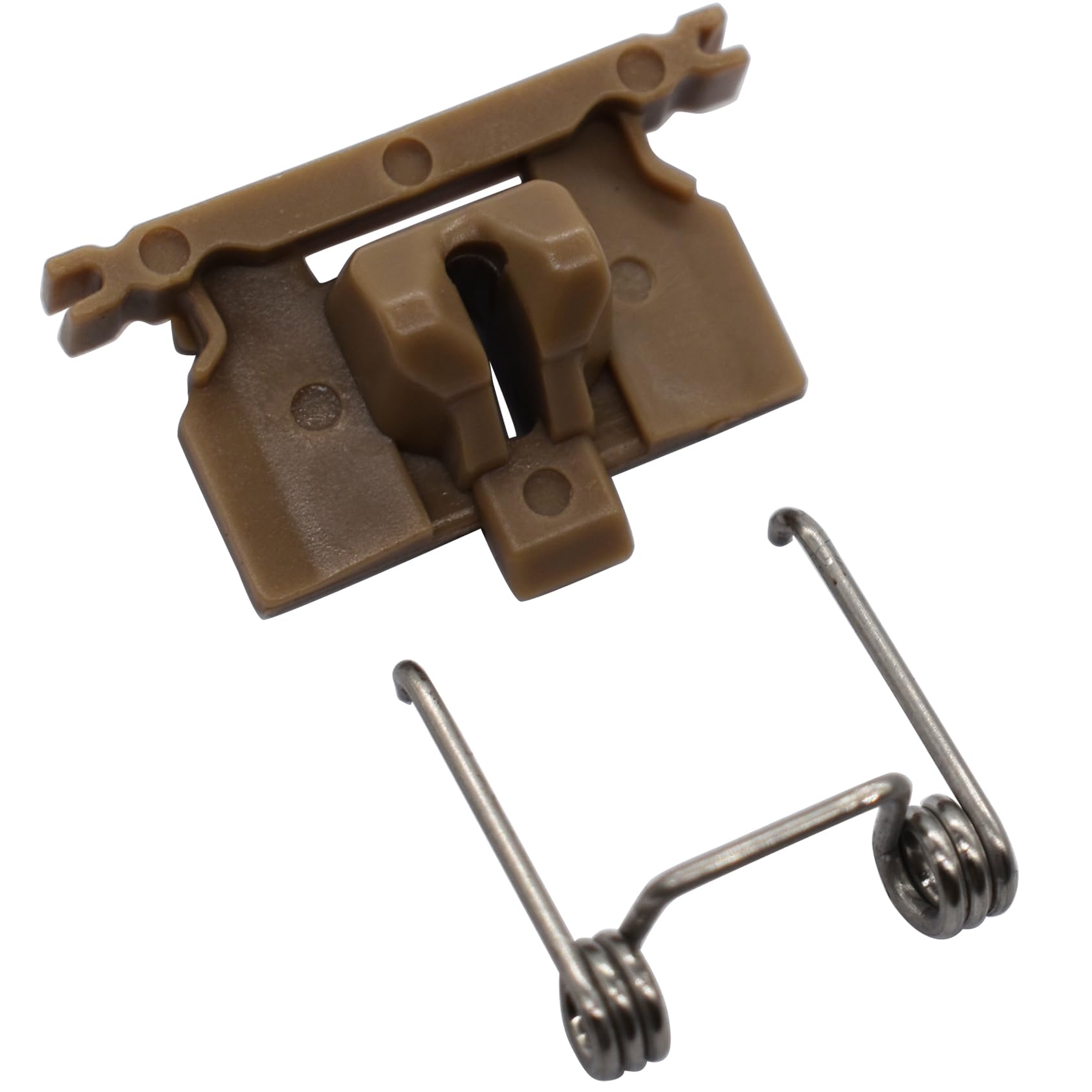 2 Pieces Hair Clipper Cam Follower and Spring Tension, Replacement Accessories Repairing Parts Compatible with Wahl 5 Star Magic Clip Senior Super Taper 8148 8504 1919 8591 Hair Clippers (Brown)