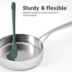 ChefAide 5 Pieces Silicone Spatula Set, Food Grade