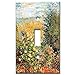 Art Plates - Monet: Stiller Winkle - 1 Gang Toggle Decorative Metal Wall Plate - One Gang Light Switch Plate Cover - (Made in USA)