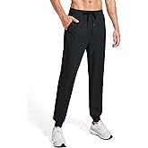 Tallemon Tall Mens Joggers 32/34/36/38 Inseam Extra Long Sweatpants with 3 Zipper Pockets Lightweight Athletic Pants