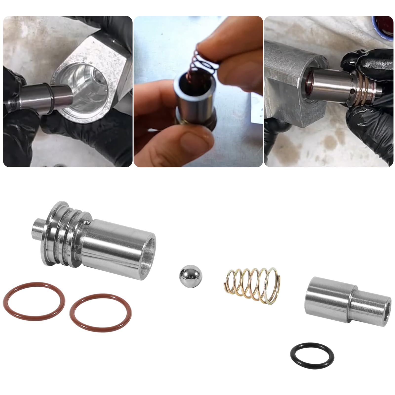 Photo 1 of STL010 Cooler Flow Bypass Valve Kit Upgrade For GM 6L80 6L90 2014-up Cadillac Chevy GMC Transmission & 2016-up 8L90 8L80 8L90E 10L90 Transmission Cooling System Kit 6L80 Thermostat Bypass Kit