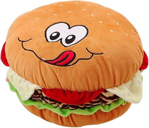 peluche de hamburguesa