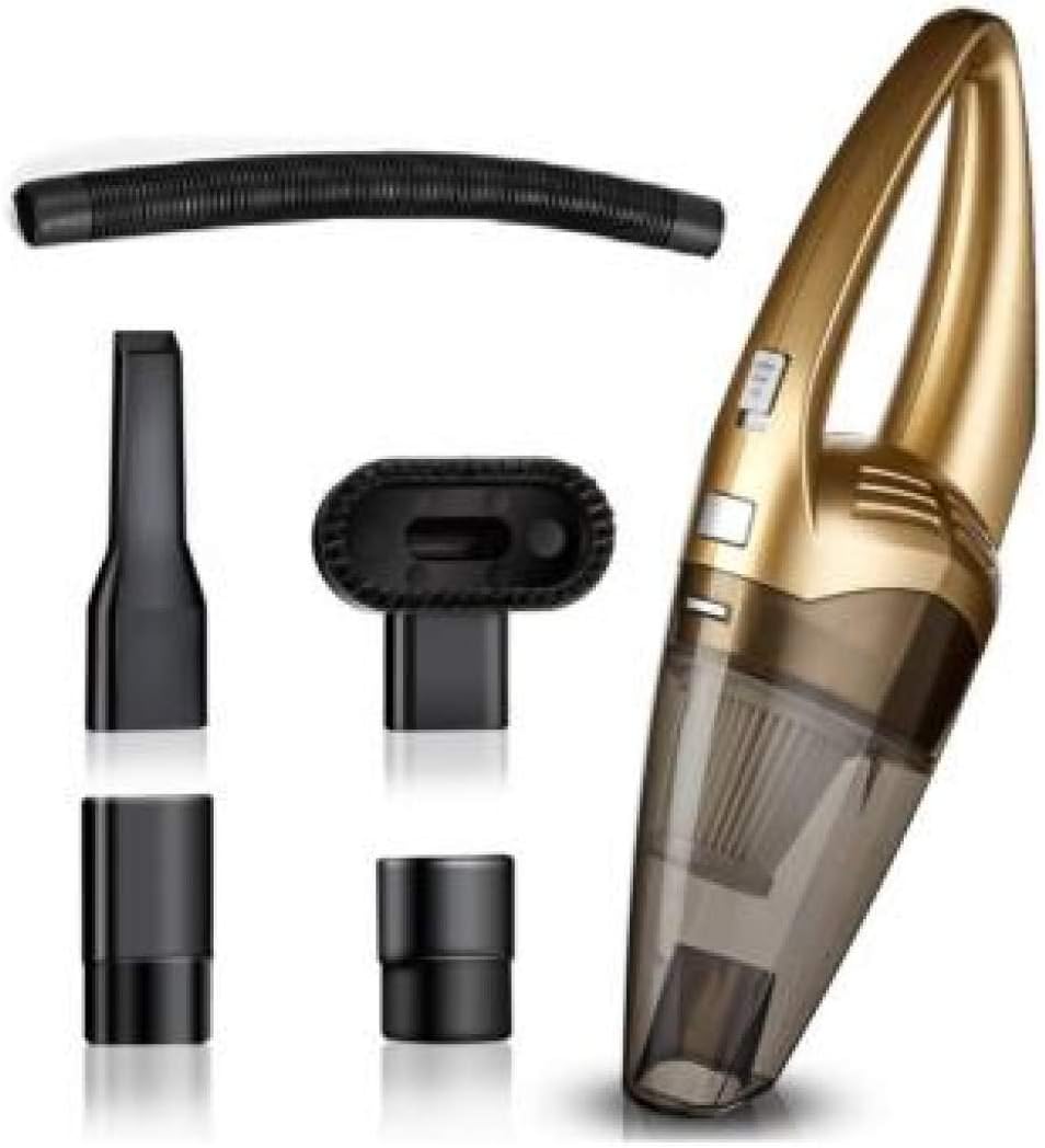 Trady Portable Car Vacuum Cleaner Wet And Dry Dual Use Auto Cigarette Lighter Hepa Filter 12V Vacuum Hand held Cyclonic Car Vacuum Cleaner Super Low Sound Suction