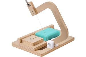 Wooden Soap Cutter for Soap Making, Adjustable Wire Wooden Soap Cutter - DIY Tool for Precise Cutting & Trimming of Handmade 