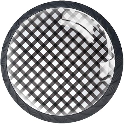 Franja Diagonal Cruzada 4 Piezas Perilla del Cajón del Gabinete,Mango