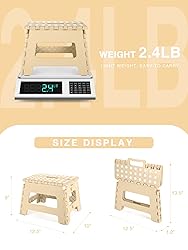 Dyforce Folding Step Stool 9 Inch, Kids Step