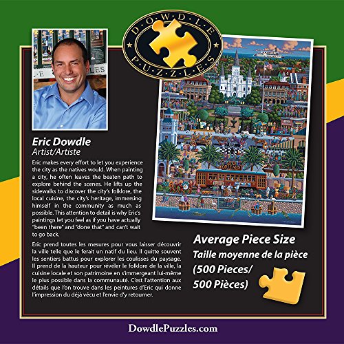 Jigsaw Puzzle - New Orleans 500 Pc By Dowdle Folk Art