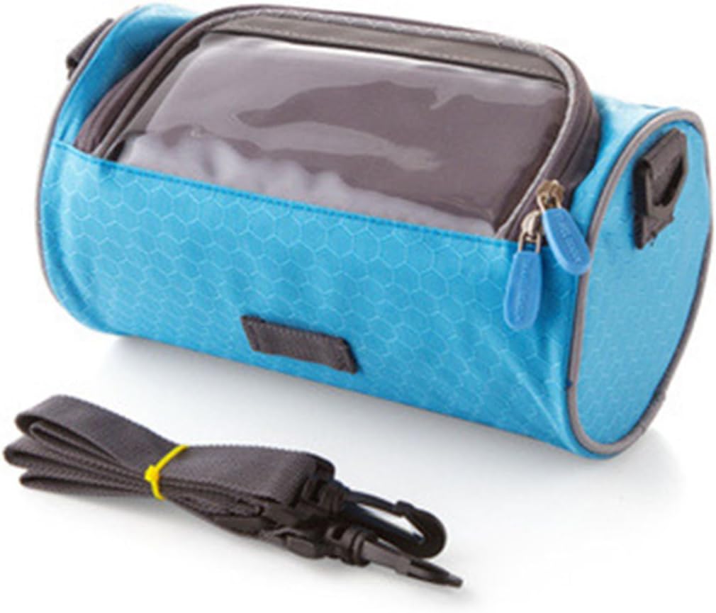 KAILIN Waterproof Bicycle Front Top Frame Tube Handlebar Bag Smartphone Storage Holder With Touchscreen transparent PVC