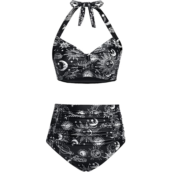 Amazon.com: JMSUN Summer Women's Sun Star Moon Lattice High