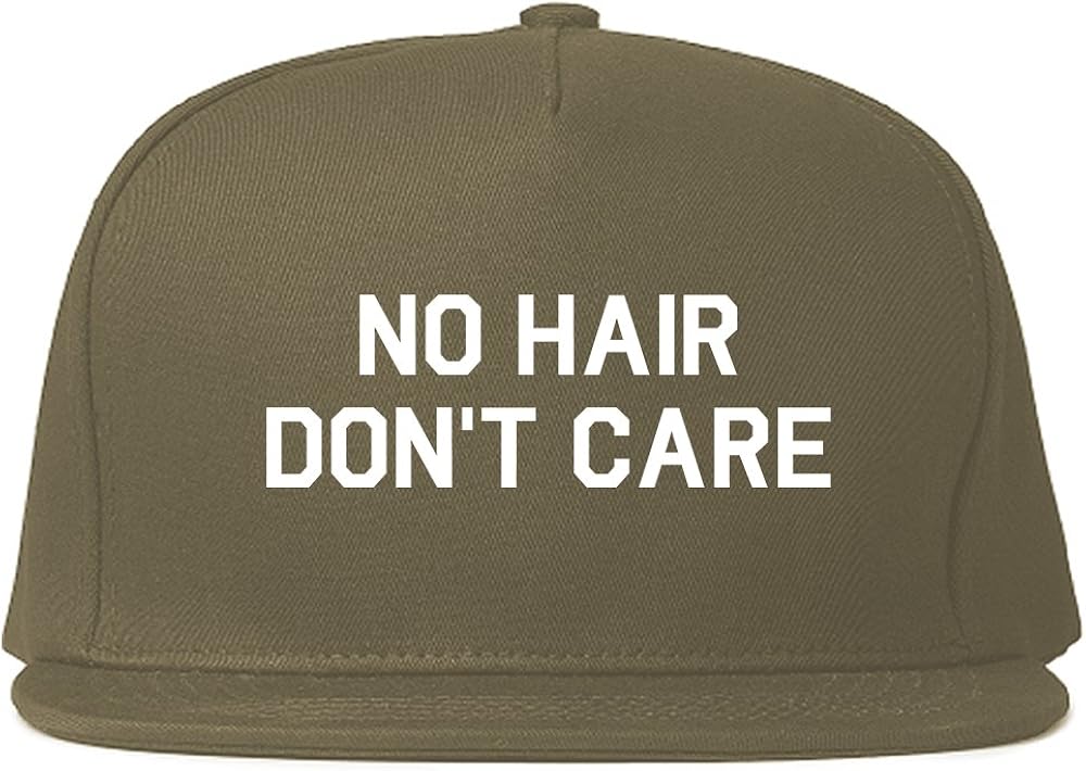 Kings Of NY No Hair Dont Care Snapback Hat Cap Grey Amazon.co.uk