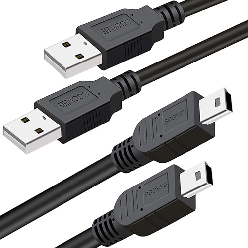 PS3 Controller Charger Cord, Pack 10ft PS3 Charger Cable for