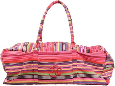 Yoga-Mad Deluxe Yoga Kit Bag Pink Large 62cm x 23cm x 21cm Mat Carrier